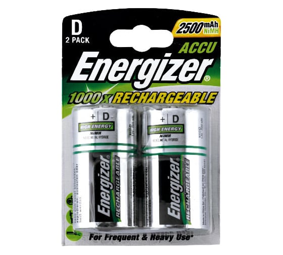 Аккумулятор 1.2V Energizer HR20 BL-2, 7662 1