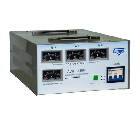 Стабилизатор напряжения Elitech АСН 4500 Т
