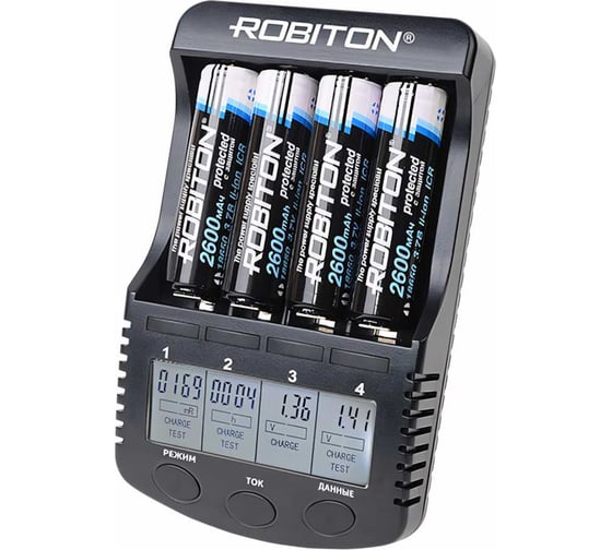 Интеллектуальное зарядное устройство Robiton MasterCharger Pro LCD 13613