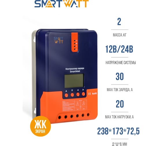Контроллер заряда SmartWatt MPPT 2430