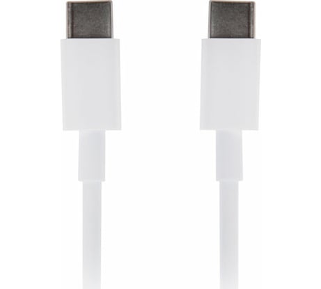 Кабель SONNEN USB Type-C-Type-C с поддержкой быстрой зарядки белый, 1м, медный 513613