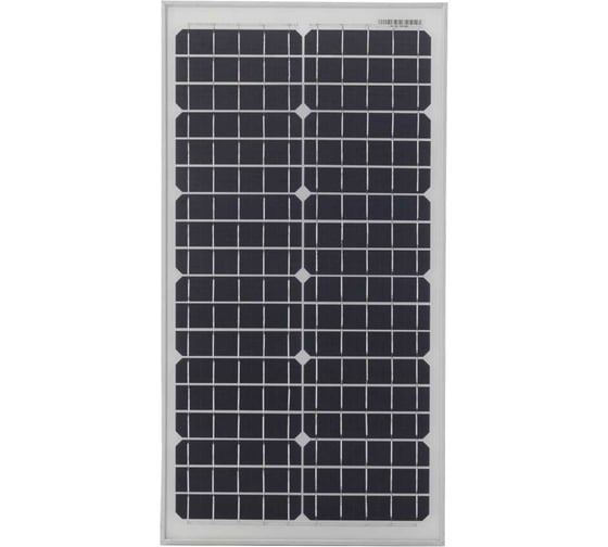Фотоэлектрический солнечный модуль Delta Solar (ФСМ) 30Ватт 12В Моно Delta SM 30-12 M