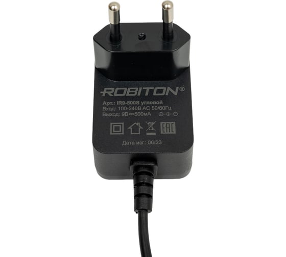 Адаптер/блок питания Robiton IR9-500S угловой 5,5x2,5/12 14939
