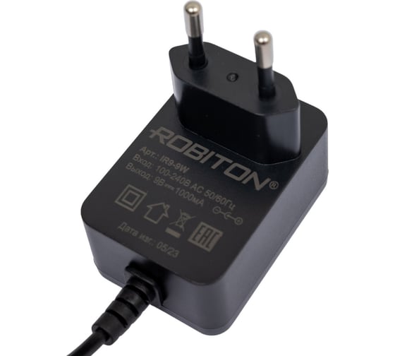 Адаптер/блок питания Robiton IR9-9W 5,5x2,5/12 (+) 15696