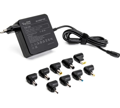 Универсальный блок питания TopOn 90W 15-20V 9 коннекторов TOP-QI9