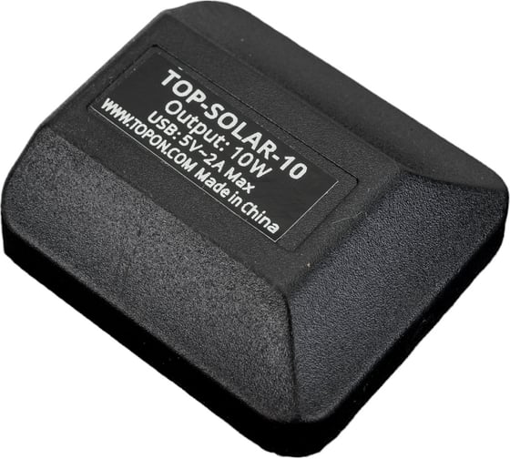 Солнечная влагозащищенная батарея TopOn 10w usb 5v 2a, ip67, складная на 2 секции TOP-SOLAR-10