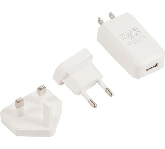 Зарядное устройство Hoco C45 cool rotary один порт USB, 5V, 2.4A, белый 648493