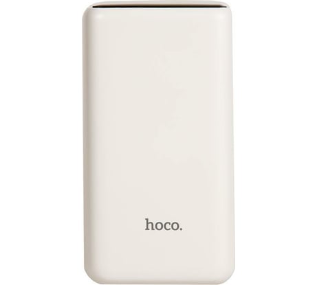 Внешний аккумулятор Hoco Q1A Kraft быстрая зарядка QC3.0, PD20, USB-A 22,5W 20000mAh, белый 802207