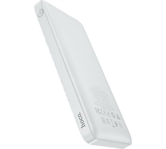Внешний аккумулятор Hoco J72 Easy travel, 2.0A, 10000mAh, белый 865543