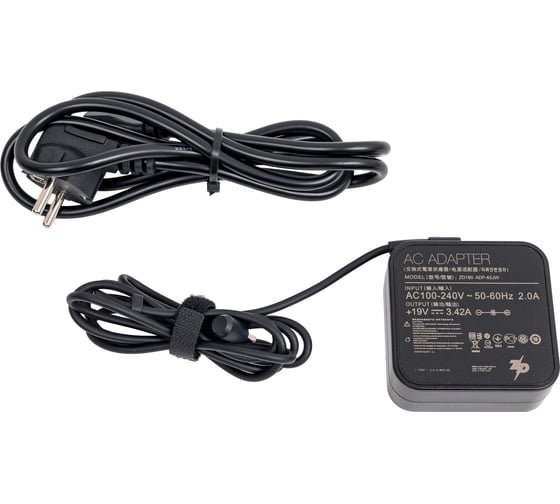 Блок питания ZeepDeep зарядка для Asus 19V 3.42A, 65W, штекер 4.0x1.35, ZenBook, Ultrabook series 834008