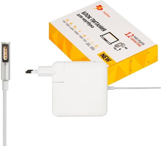 Блок питания ZeepDeep зарядка для MacBook Air A1237 A1304 A1369 A1370 A1374 45W MagSafe 14.5V 3.1A 804047 1