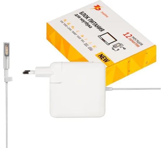Блок питания ZeepDeep зарядка для MacBook A1181 A1278 A1342 A1344 MacBook Pro A1278, 60W MagSafe 16.5V 3.65A 804048