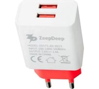 Зарядное устройство ZeepDeep EnergyPlug 2 USB X 2.4A 802075