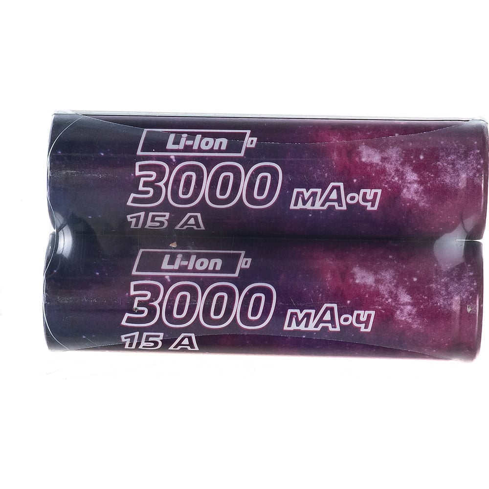 Высокотоковый аккумулятор КОСМОС 3000мАч 18650 Li-ion без защиты, 2S ...