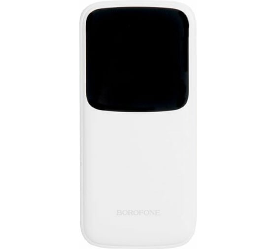 Внешний аккумулятор Borofone BJ17 Oceanic digital power bank, 2.1А (10000mAh), белый 901375 1