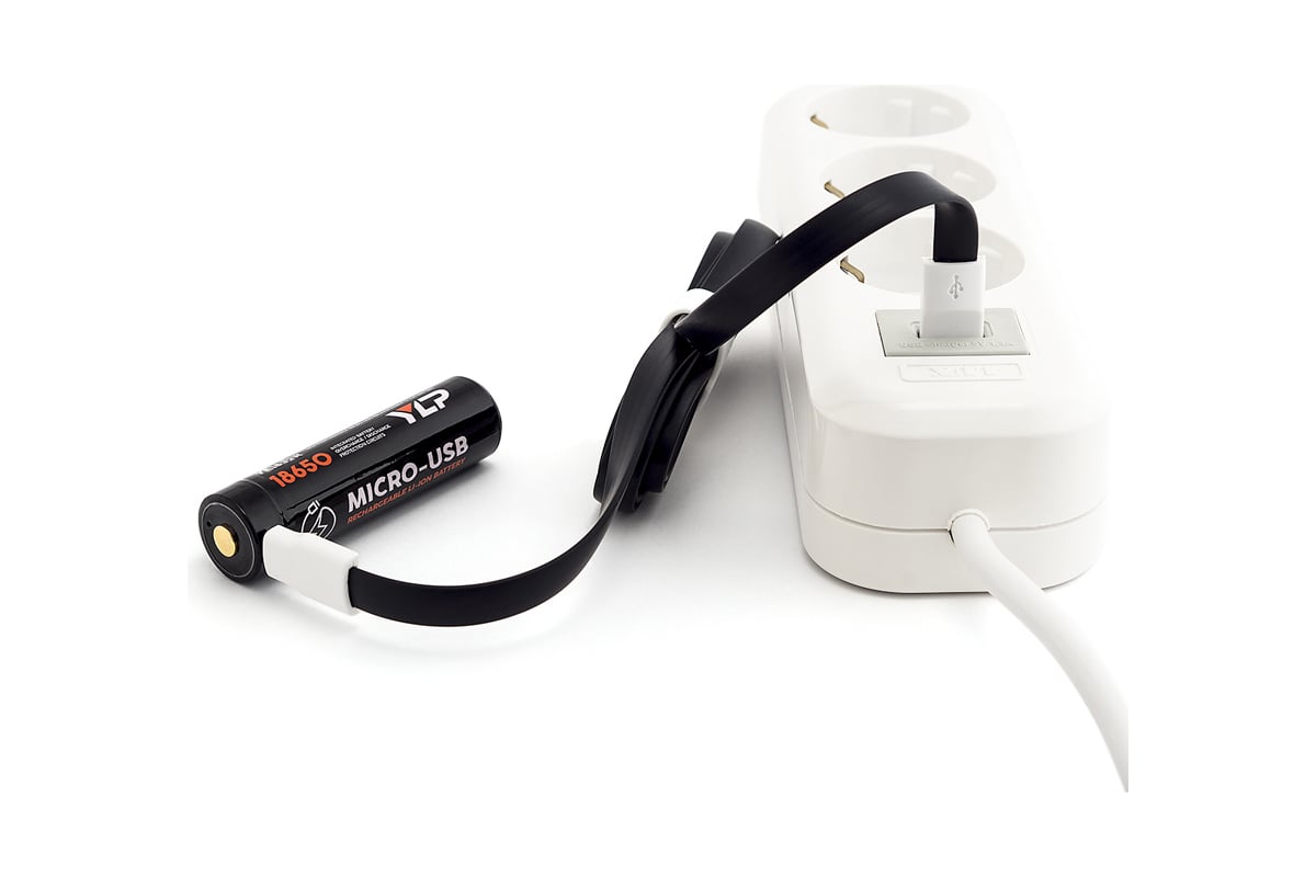Аккумулятор ЯРКИЙ ЛУЧ ylp yl1832r 18650 li-ion 3.7в 3200mah с защитой и ...