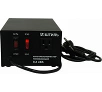 Автотрансформатор Штиль 0,4 кВА, в черном корпусе АТ 230-220/110-0,4-50 ч/к