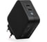 Блок питания TopOn GaN 100W 2 Type-C PD, PPS, QC Черный TOP-GaN-100WB 1