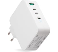 Блок питания TopOn GaN 130W 3 Type-C PD, PPS, USB QC Белый TOP-GaN-130W