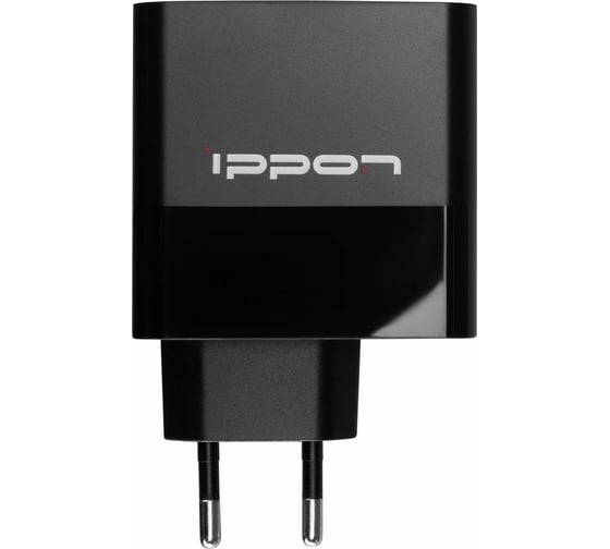 Блок питания IPPON CW45 автоматический, 45W, 5V-20V, 3A, 1xUSB, 5A, от бытовой электросети, 1 штука в упаковке 1402820