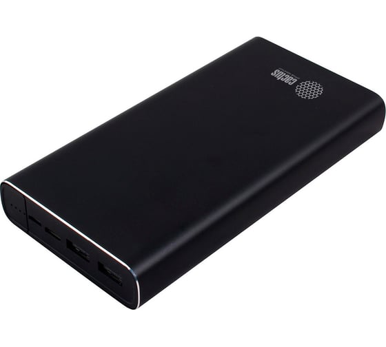 Мобильный аккумулятор Cactus 20000mAh 2.1A черный CS-PBFSIT-20000 1205762