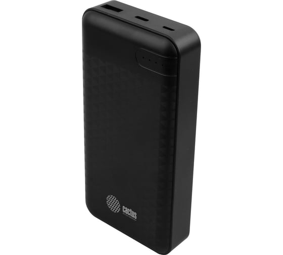 Мобильный аккумулятор Cactus 20000mAh 2.1A черный CS-PBFSET-20000 1205761 1
