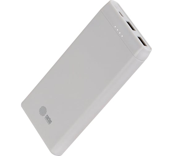 Мобильный аккумулятор Cactus 10000mAh 2.1A белый CS-PBFSMT-10000 1205746