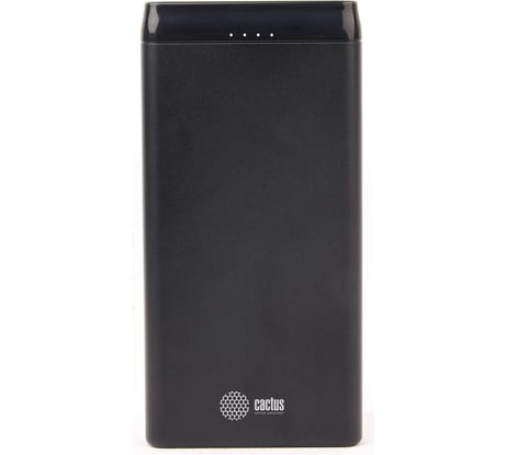 Мобильный аккумулятор Cactus 10000mAh 2.1A черный CS-PBFSFT-10000 1198071