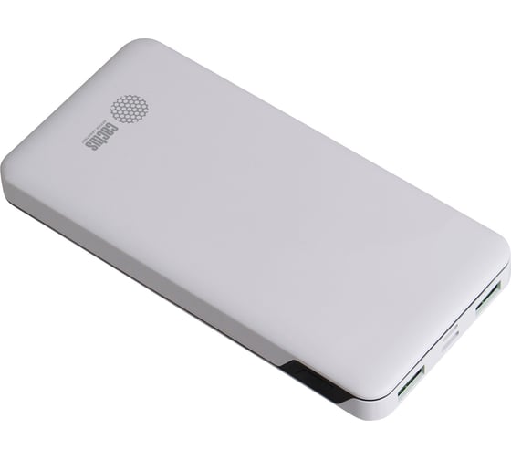 Мобильный аккумулятор Cactus 10000mAh 2.1A белый CS-PBFSKT-10000 1205744