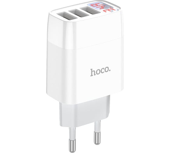Зарядное устройство Hoco C93A, 3xUSB, 2.4А, белый, 6931474760593