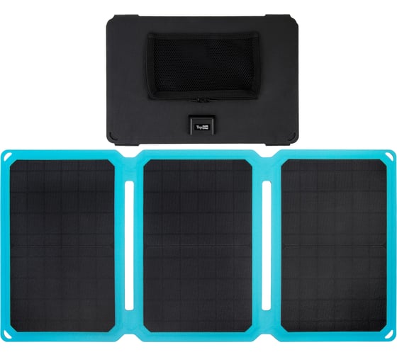 Складная влагозащищенная солнечная батарея TopOn 30w dc 19.8v, usb 12w, ip67, на 3 секции TOP-SOLAR-30