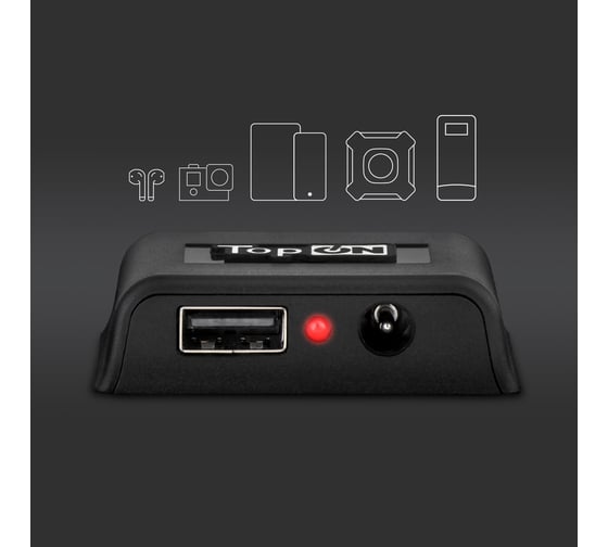 Складная влагозащищенная солнечная батарея TopOn 30w dc 19.8v, usb 12w, ip67, на 3 секции TOP-SOLAR-30