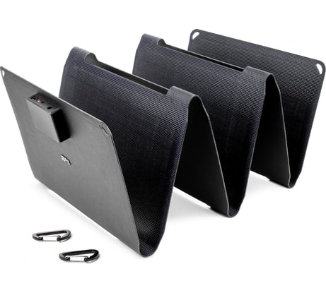 Складная влагозащищенная солнечная батарея TopOn 40w dc 19.8v, usb qc3.0 и type-c, ip67, на 6 секций TOP-SOLAR-40