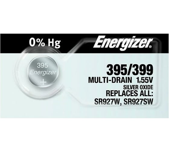 Батарейка Energizer 395-399 Silver Oxide ZM 1 шт/бл 7638900950113