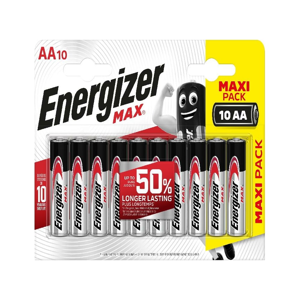 Батарейка Energizer ENR MAX AA BP10 RU 7638900413823 - выгодная цена ...
