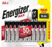 Батарейка Energizer ENR MAX AA BP10 RU 7638900413823