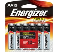Батарейка Energizer ENR MAX AA BP12 RU 7638900410259