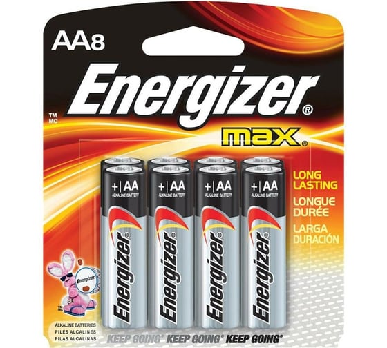 Батарейка Energizer ENR MAX AA BP8 RU 7638900437720 1
