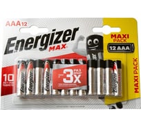 Батарейка Energizer ENR MAX AAA BP12 RU 7638900410204