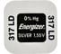 Батарейка Energizer Silver Oxide 317 1 шт/бл 7638900998702 1