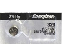 Батарейка Energizer Silver Oxide 329 1 шт/бл 7638900998603
