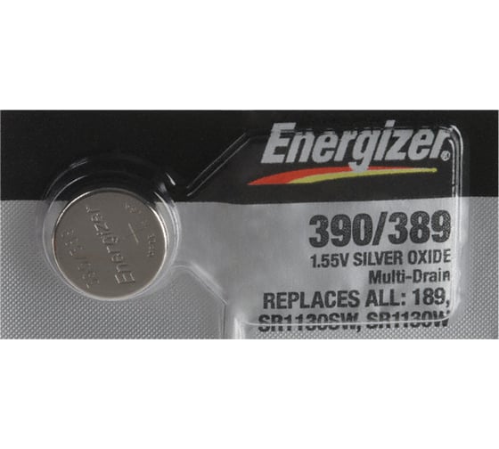 Батарейка Energizer Silver Oxide 386/301 1 шт/бл 7638900950076