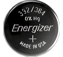 Батарейка Energizer Silver Oxide 392/384 1 шт/бл 7638900950040