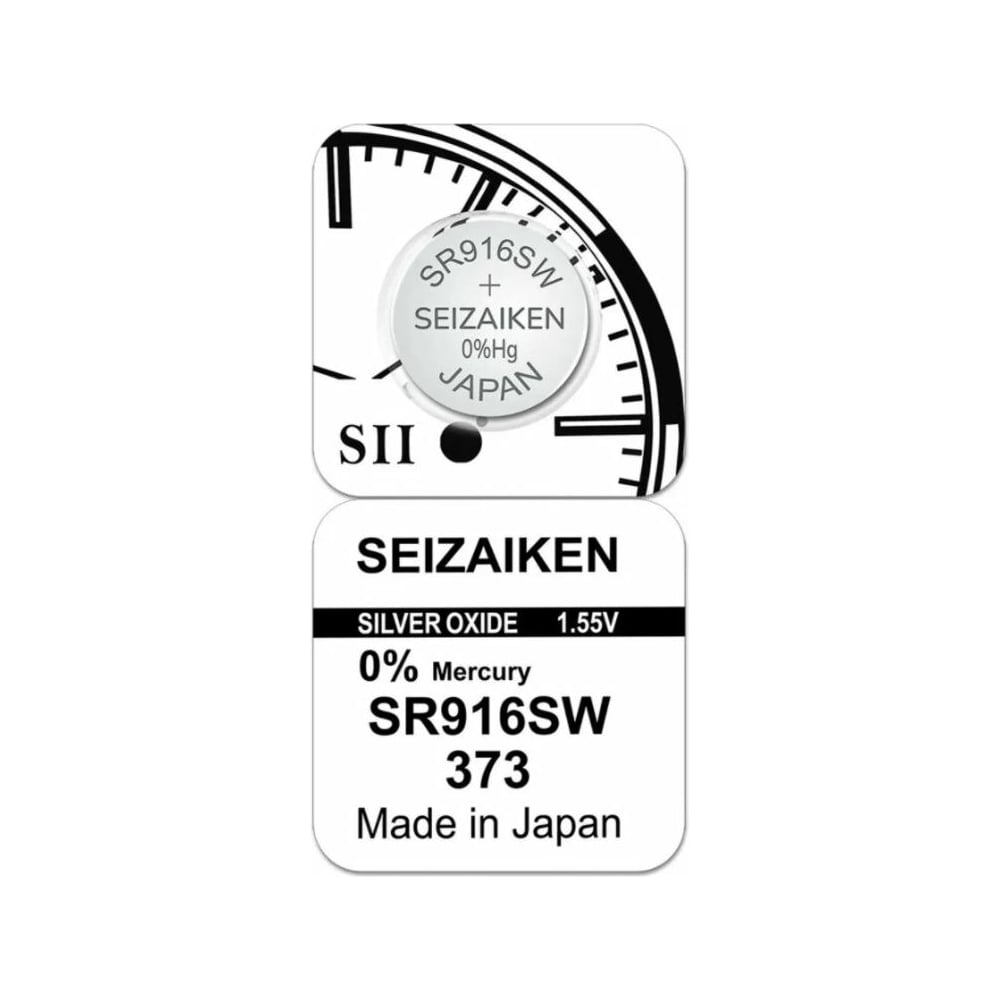 Батарейка SEIZAIKEN 373 (SR916SW) Silver Oxide 1.55V 27400373