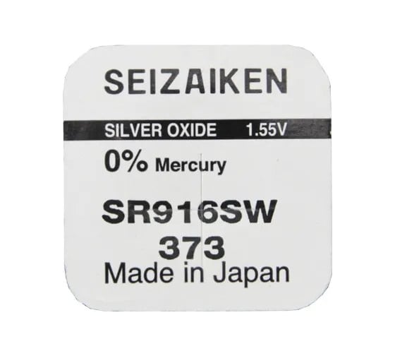 Батарейка SEIZAIKEN 373 (SR916SW) Silver Oxide 1.55V 27400373