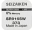 Батарейка SEIZAIKEN 373 (SR916SW) Silver Oxide 1.55V 27400373 3