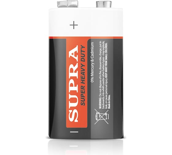 Батарейка Supra 6F22-SP1 1