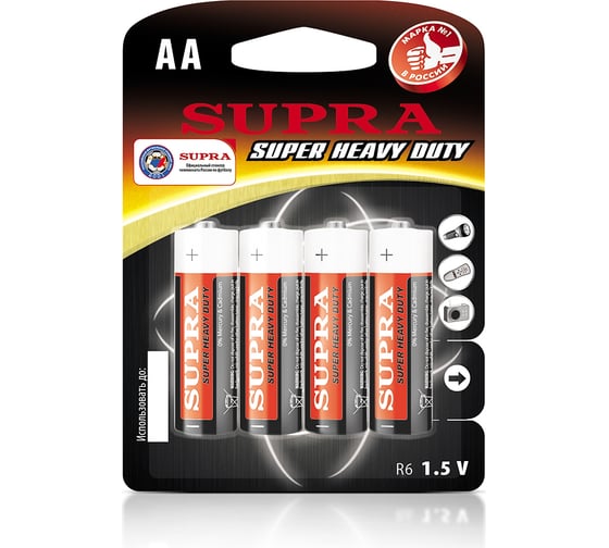 Батарейка Supra R6P-BP4 1