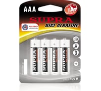 Батарейка Supra LR03-BP4DG