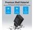 Сетевое зарядное устройство VENTION на 1 порт USB A QC 3.0, 2.4A, черный FABB0-EU 10